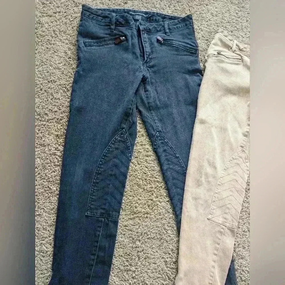 Ralph Lauren Sport Equestrian Riding Moto Jeans Bundle of Two size 28 - Picture 2 of 7